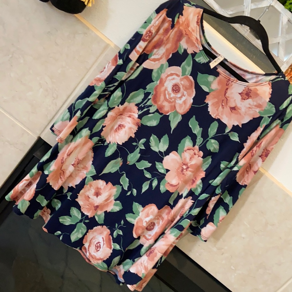 Floral tunic